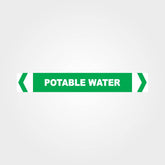 Custom Gate Signs,Potable Water Pipe Marker